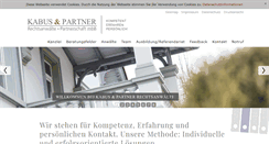 Desktop Screenshot of kanzlei-kabus.de